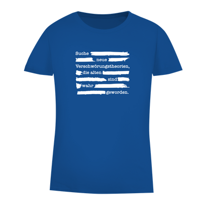 Damen Premium Bio T-Shirt Suche neue Verschwörungstheorien