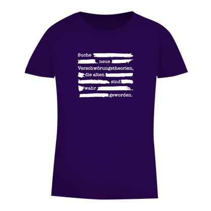 Damen Premium Bio T-Shirt Suche neue Verschwörungstheorien