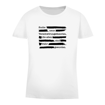 Damen Premium Bio T-Shirt Suche neue Verschwörungstheorien