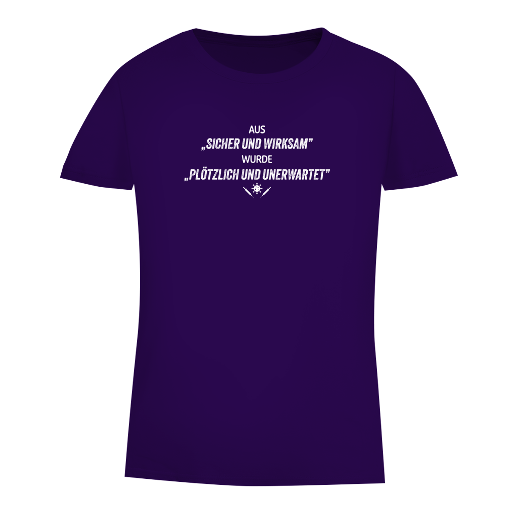 Damen Premium Bio T-Shirt Plötzlich und unerwartet