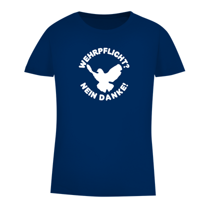 Damen Premium Bio T-Shirt Wehrpflicht? Nein Danke!