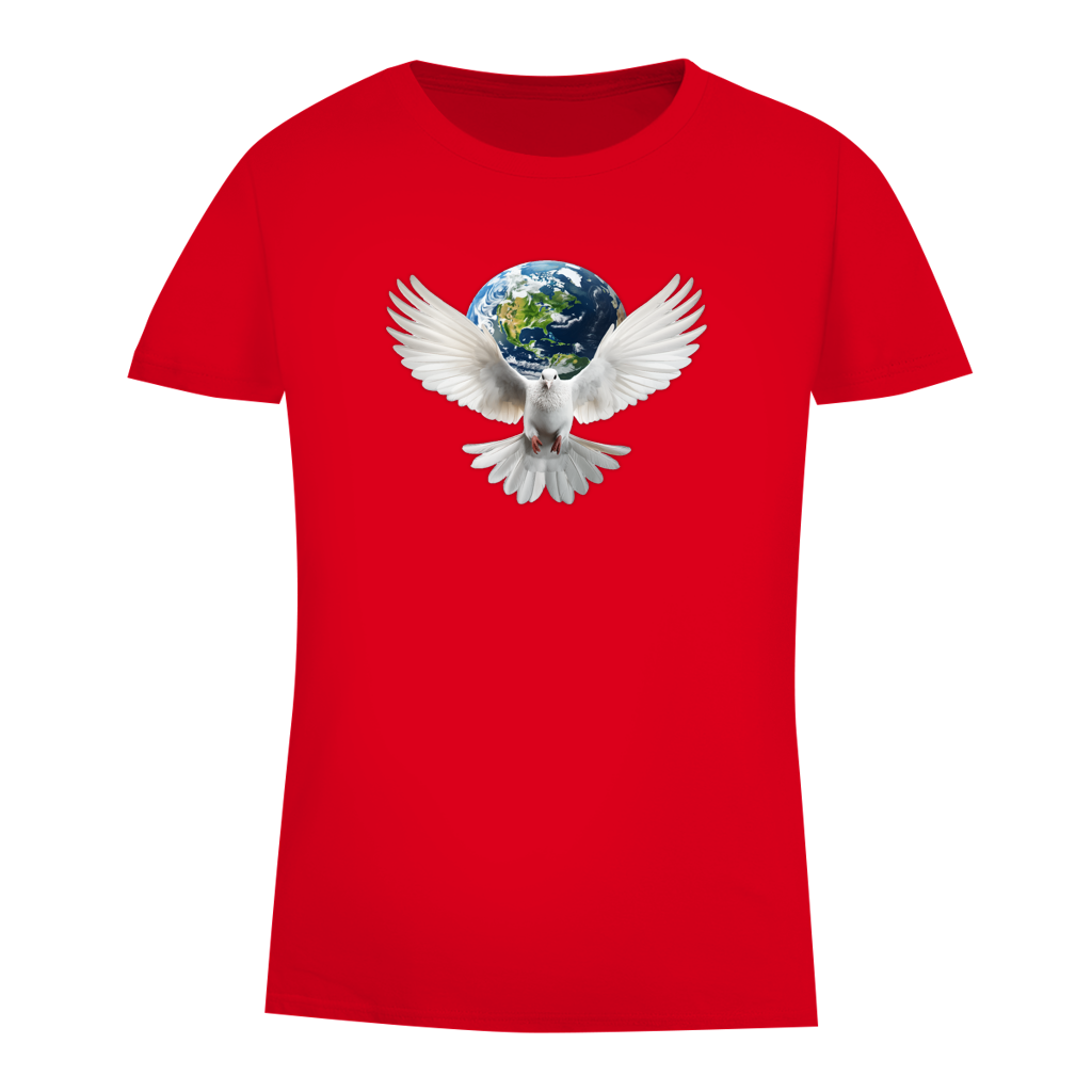 Damen Premium Bio T-Shirt Weltfrieden