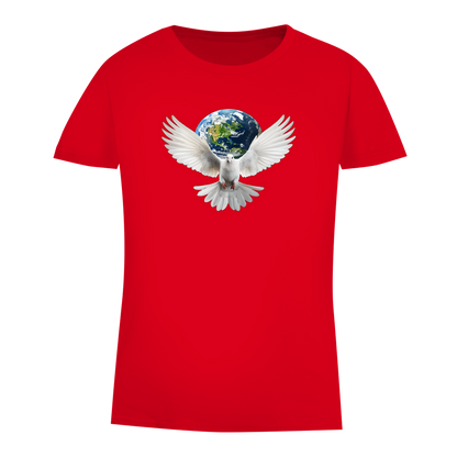 Damen Premium Bio T-Shirt Weltfrieden