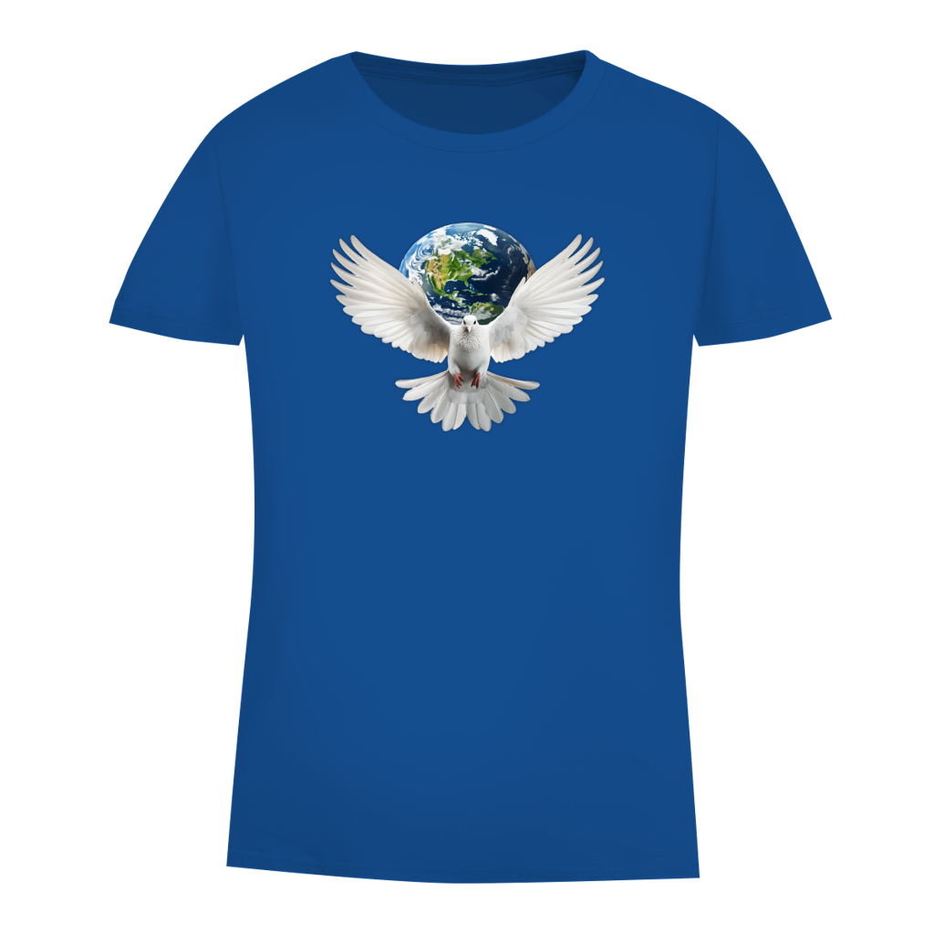 Damen Premium Bio T-Shirt Weltfrieden