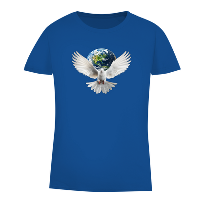 Damen Premium Bio T-Shirt Weltfrieden