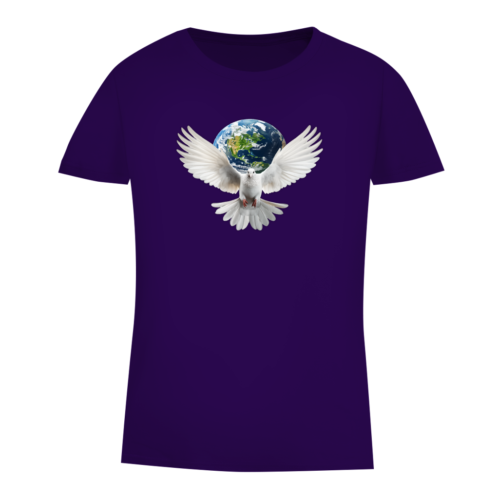 Damen Premium Bio T-Shirt Weltfrieden