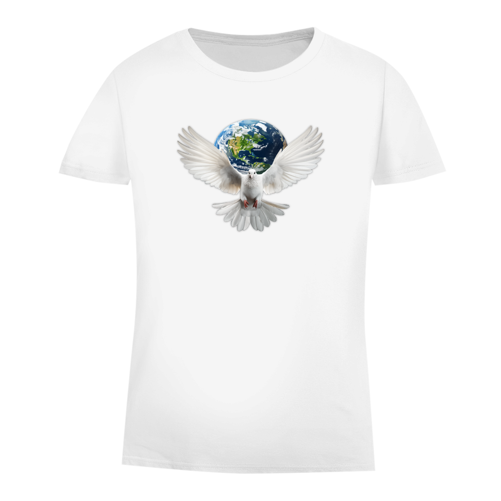 Damen Premium Bio T-Shirt Weltfrieden