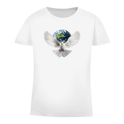 Damen Premium Bio T-Shirt Weltfrieden