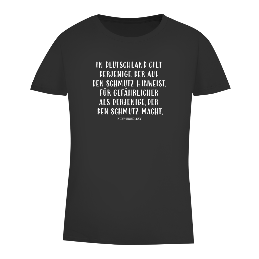 Damen Premium Bio T-Shirt Derjenige, der auf den Schmutz hinweist - Kurt Tucholsky