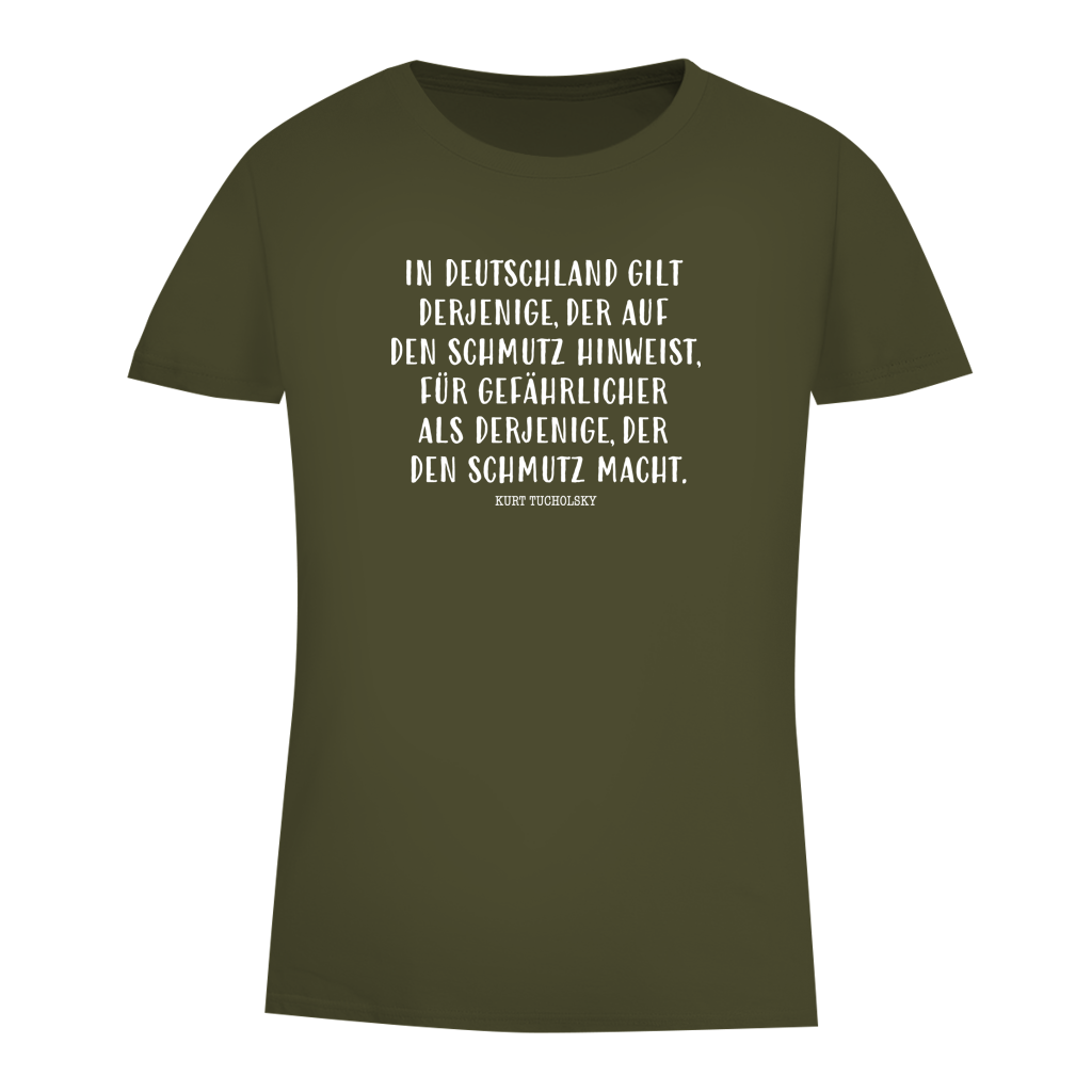 Damen Premium Bio T-Shirt Derjenige, der auf den Schmutz hinweist - Kurt Tucholsky