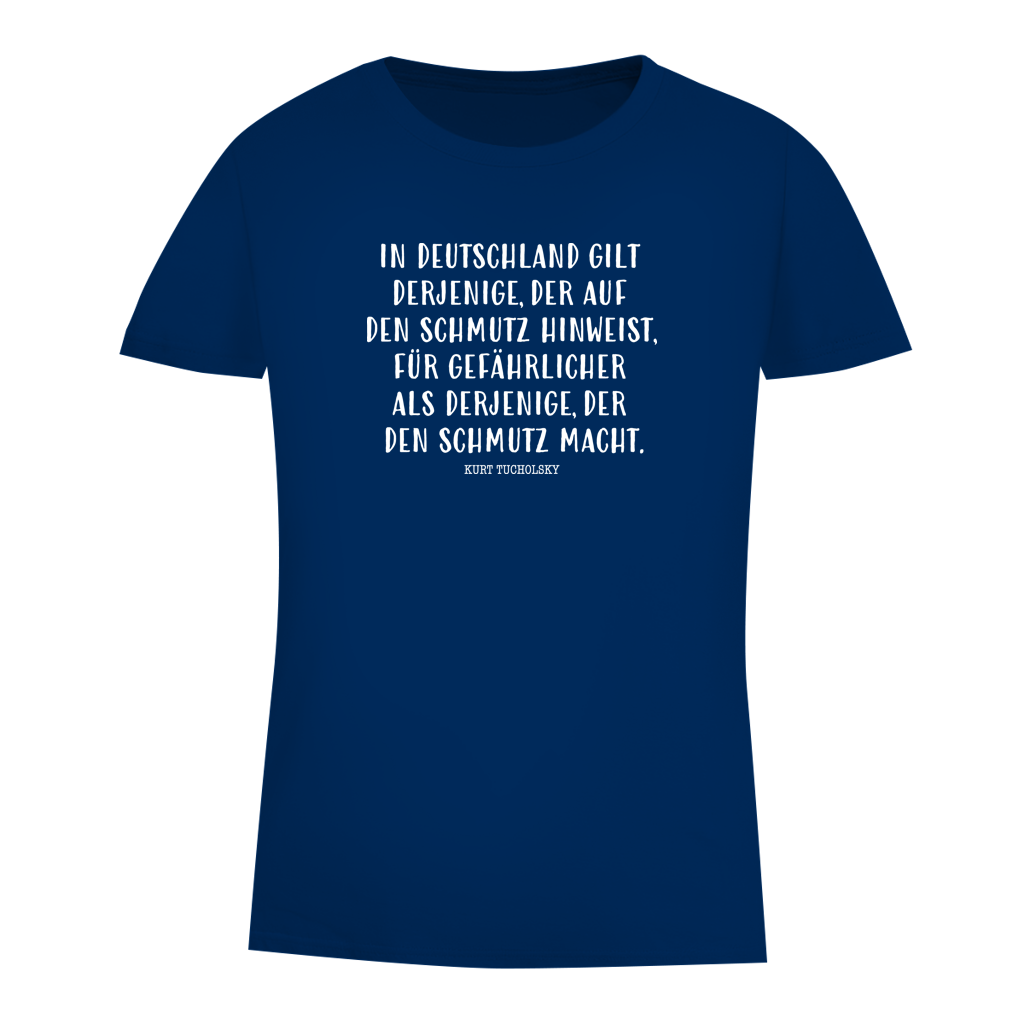 Damen Premium Bio T-Shirt Derjenige, der auf den Schmutz hinweist - Kurt Tucholsky