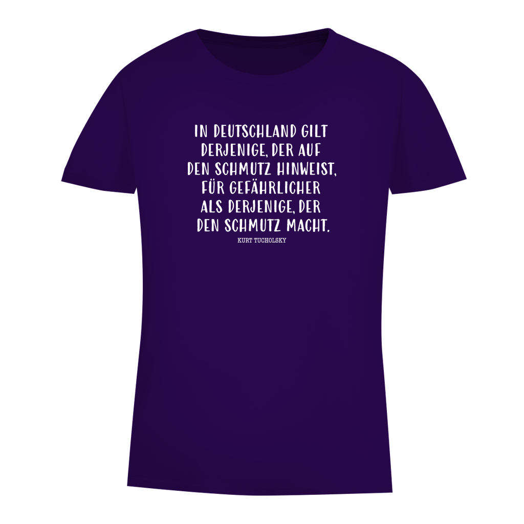 Damen Premium Bio T-Shirt Derjenige, der auf den Schmutz hinweist - Kurt Tucholsky