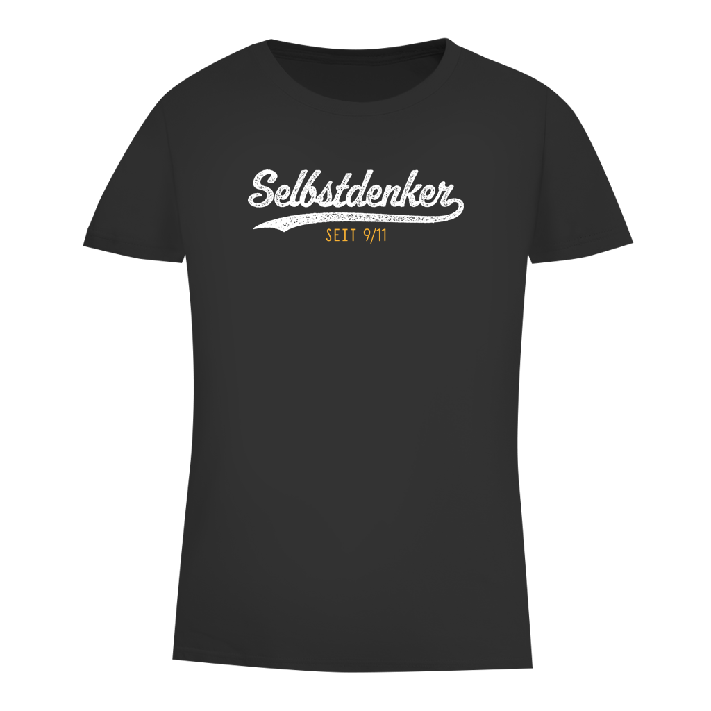 Damen Premium Bio T-Shirt Selbstdenker seit 9/11