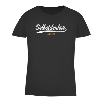 Damen Premium Bio T-Shirt Selbstdenker seit 9/11