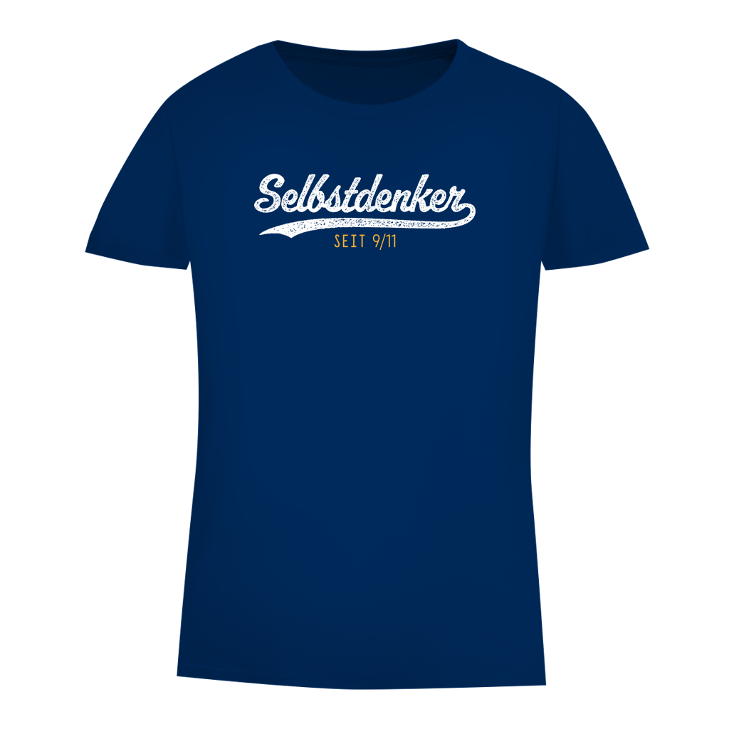 Damen Premium Bio T-Shirt Selbstdenker seit 9/11