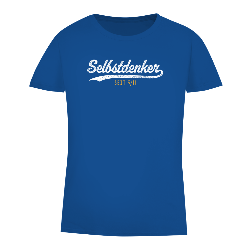 Damen Premium Bio T-Shirt Selbstdenker seit 9/11