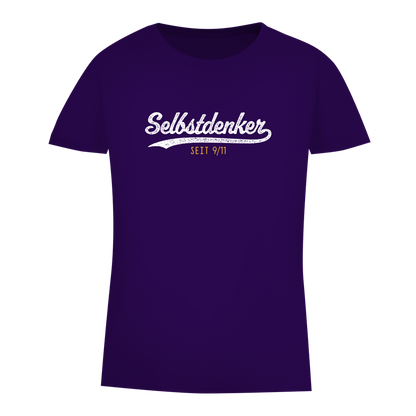 Damen Premium Bio T-Shirt Selbstdenker seit 9/11