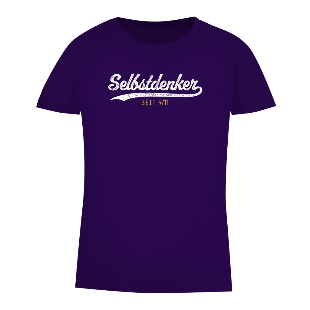 Damen Premium Bio T-Shirt Selbstdenker seit 9/11