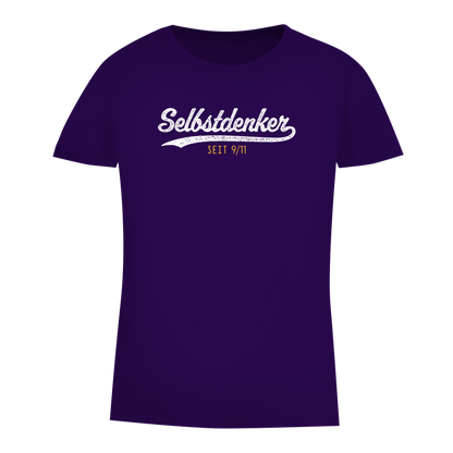 Damen Premium Bio T-Shirt Selbstdenker seit 9/11