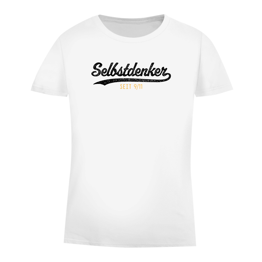 Damen Premium Bio T-Shirt Selbstdenker seit 9/11
