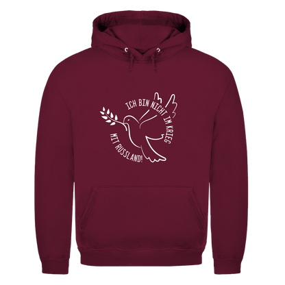Unisex Hoodie Ich bin nicht im Krieg mit Russland!