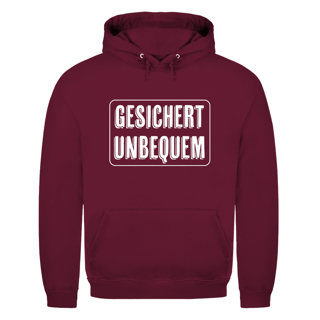Unisex Hoodie Gesichert Unbequem