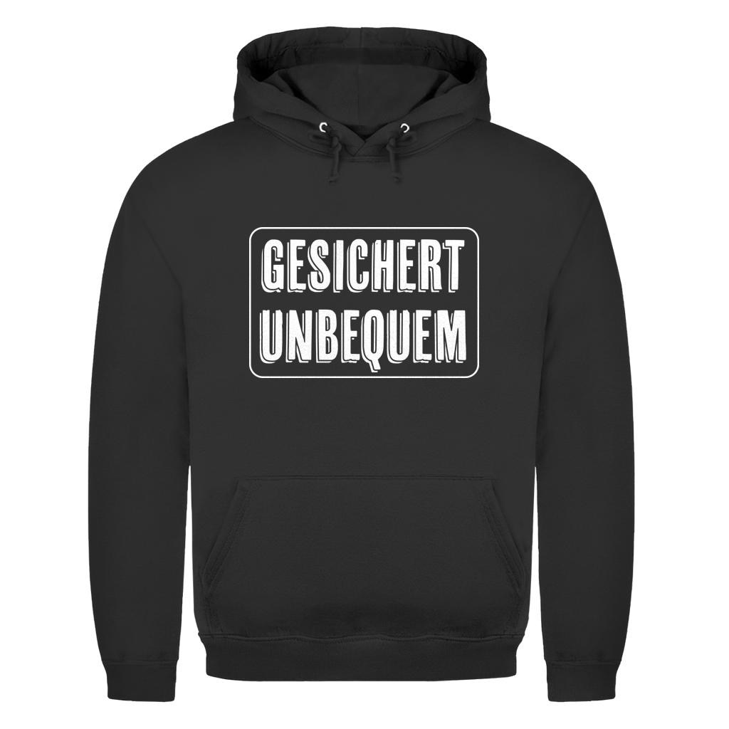 Unisex Hoodie Gesichert Unbequem