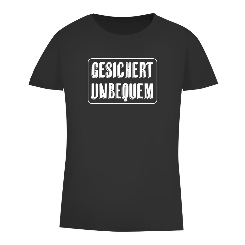 Damen Premium Bio T-Shirt Gesichert Unbequem