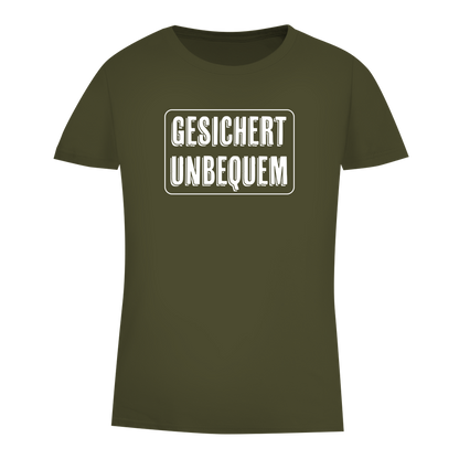 Damen Premium Bio T-Shirt Gesichert Unbequem