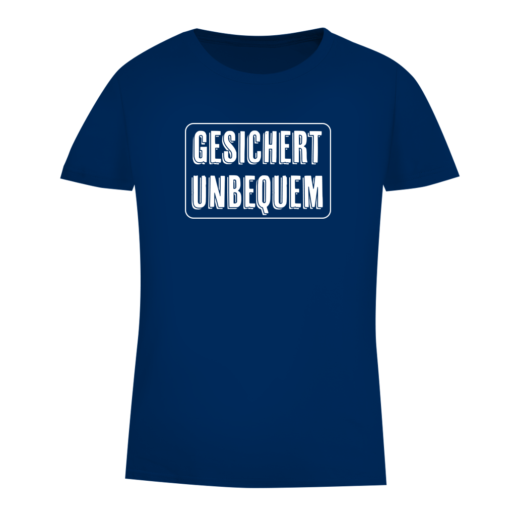 Damen Premium Bio T-Shirt Gesichert Unbequem