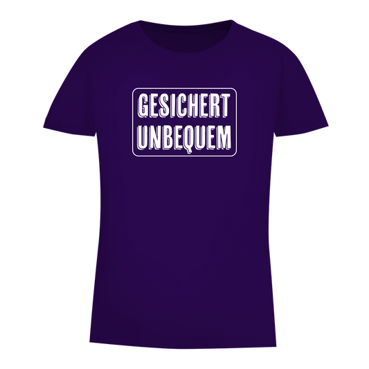 Damen Premium Bio T-Shirt Gesichert Unbequem