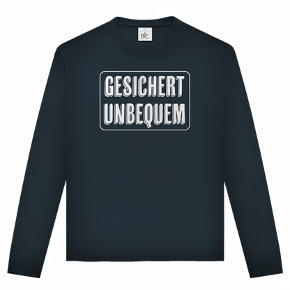 Unisex Langarmshirt Gesichert Unbequem