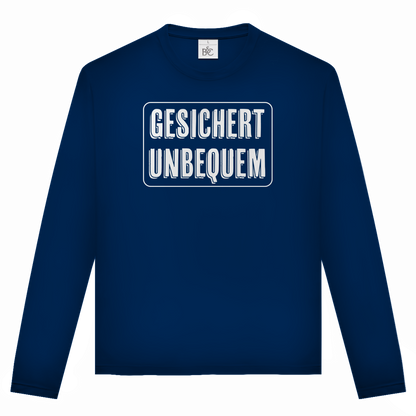 Unisex Langarmshirt Gesichert Unbequem