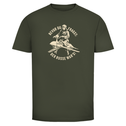 Herren T-Shirt DER RUSSE WAR'S!