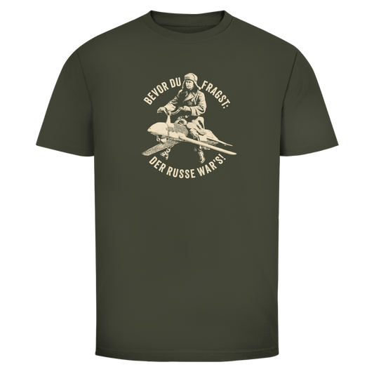 Herren T-Shirt DER RUSSE WAR'S!