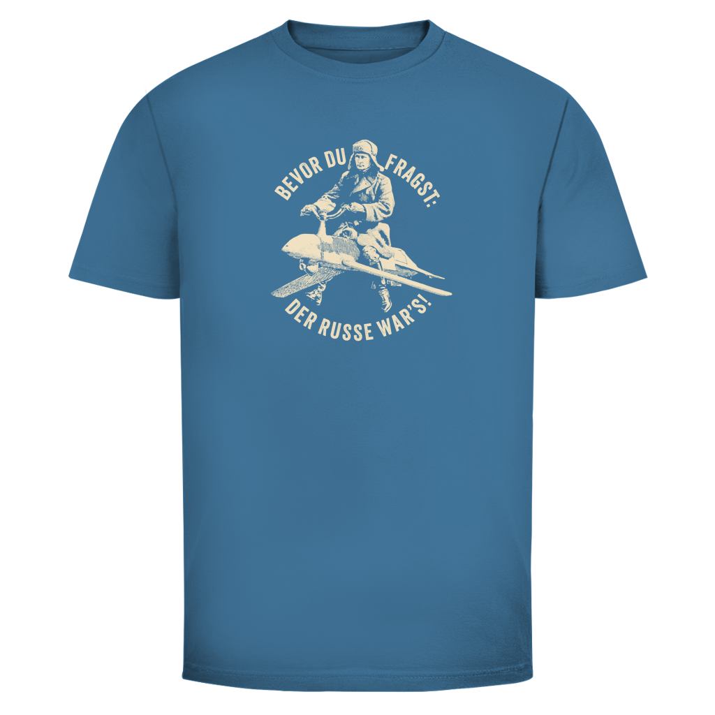 Herren T-Shirt DER RUSSE WAR'S!