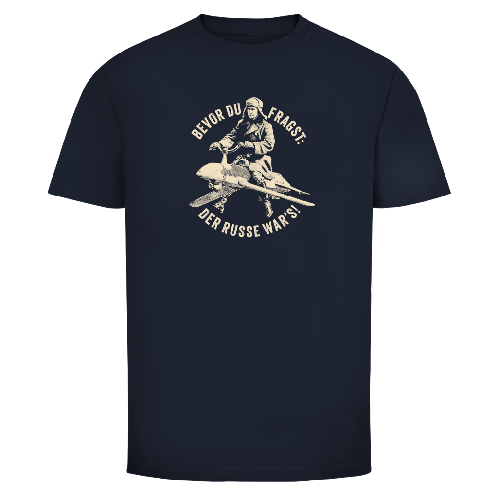 Herren T-Shirt DER RUSSE WAR'S!
