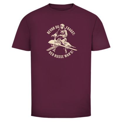 Herren T-Shirt DER RUSSE WAR'S!