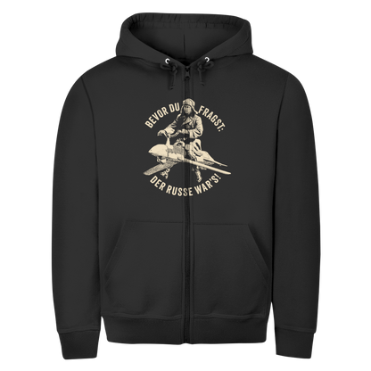 Unisex Zipper Hoodie DER RUSSE WAR'S!