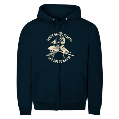 Unisex Zipper Hoodie DER RUSSE WAR'S!