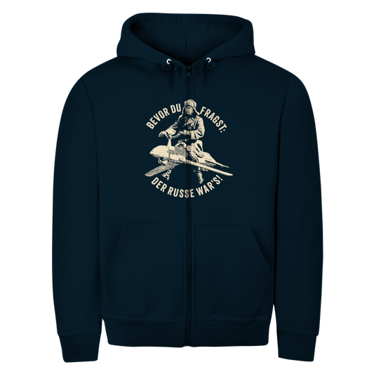 Unisex Zipper Hoodie DER RUSSE WAR'S!