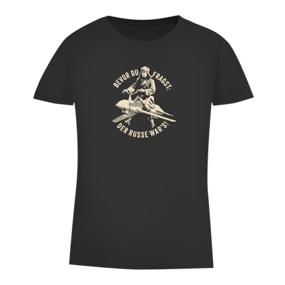 Damen Premium Bio T-Shirt DER RUSSE WAR'S!