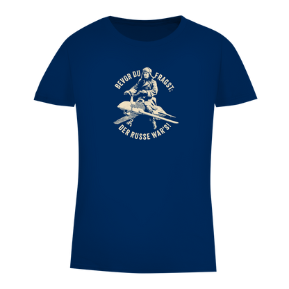 Damen Premium Bio T-Shirt DER RUSSE WAR'S!