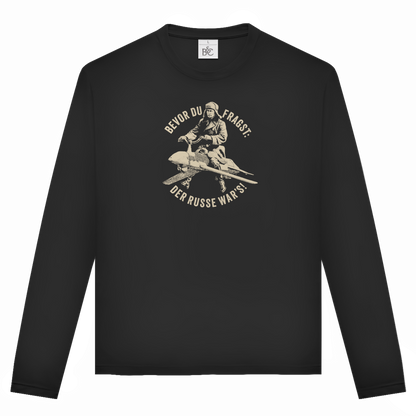 Unisex Langarmshirt DER RUSSE WAR'S!