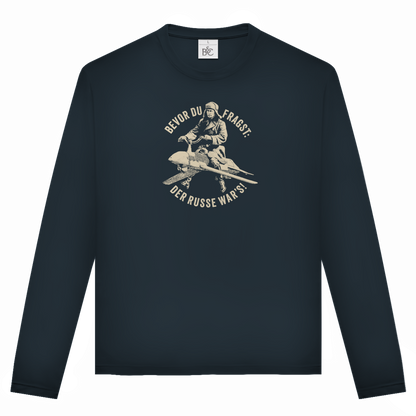 Unisex Langarmshirt DER RUSSE WAR'S!