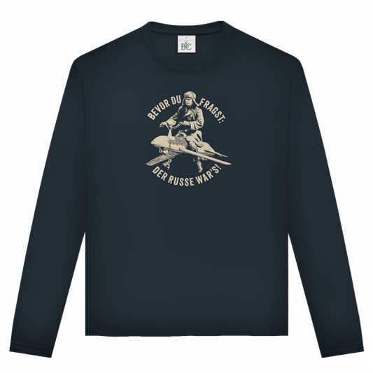 Unisex Langarmshirt DER RUSSE WAR'S!