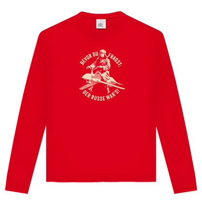 Unisex Langarmshirt DER RUSSE WAR'S!