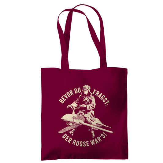 Tragetasche DER RUSSE WAR'S!