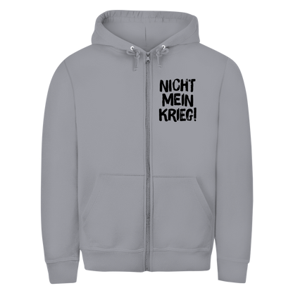Unisex Zipper Hoodie Nicht mein Krieg!