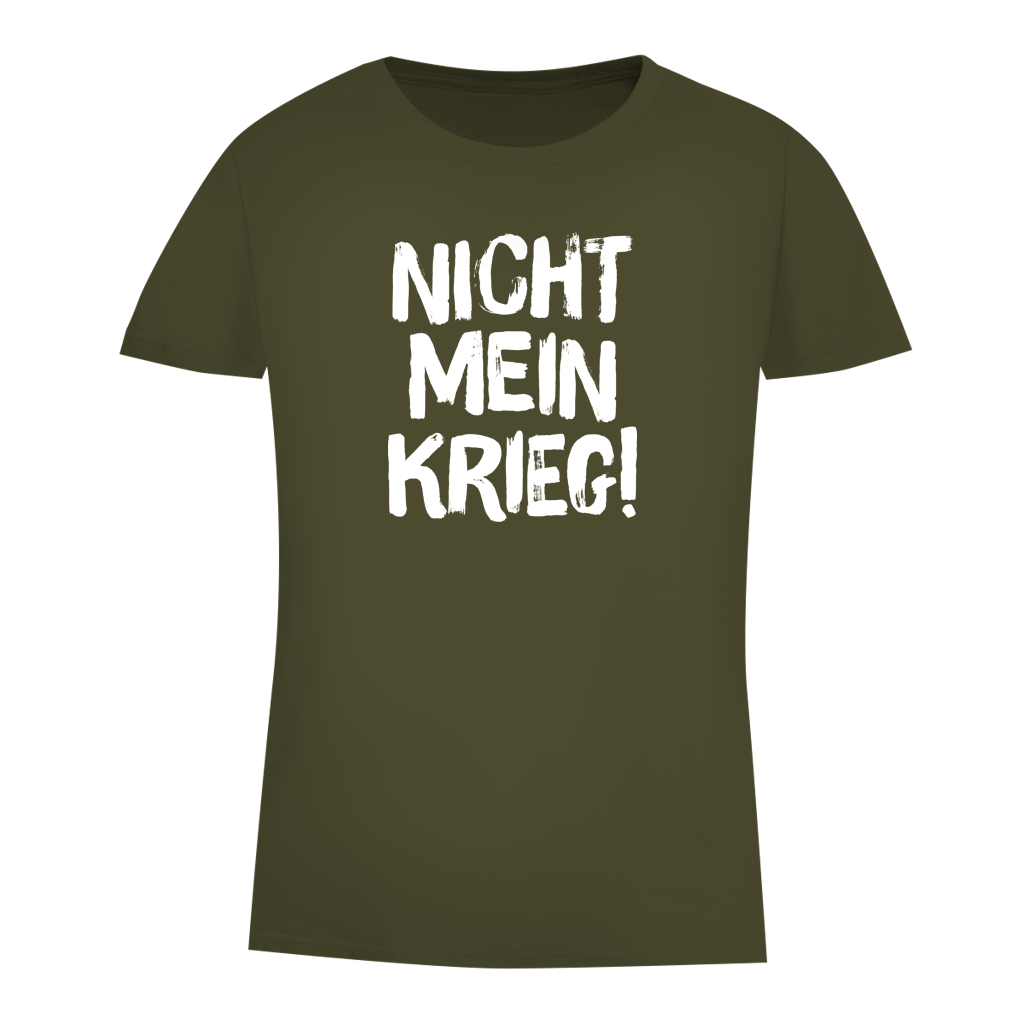 Damen Premium Bio T-Shirt Nicht mein Krieg!